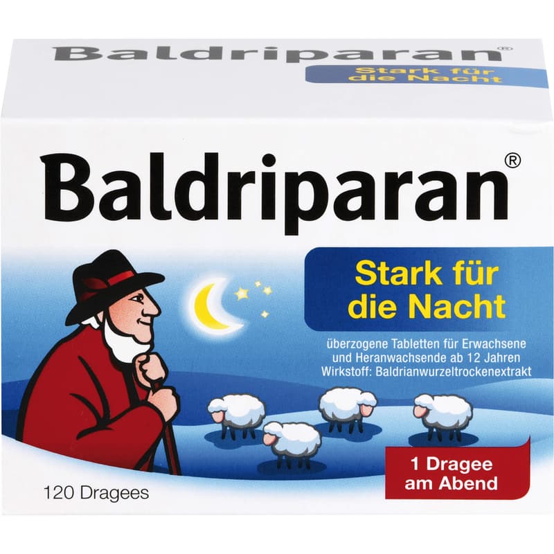 BALDRIPARAN Strong coated tablets for the night.