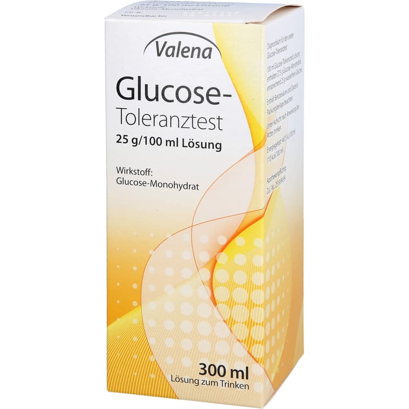 GLUCOSE-TOLERANZTEST 25 g/100 ml Lösung