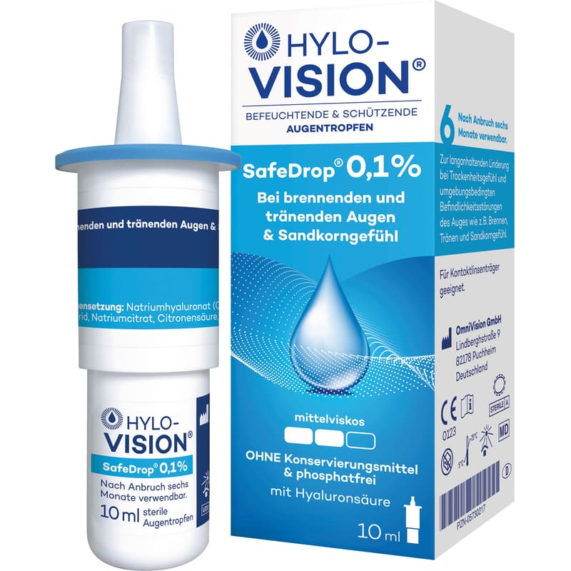 HYLO-VISION SafeDrop 0.1% eye drops