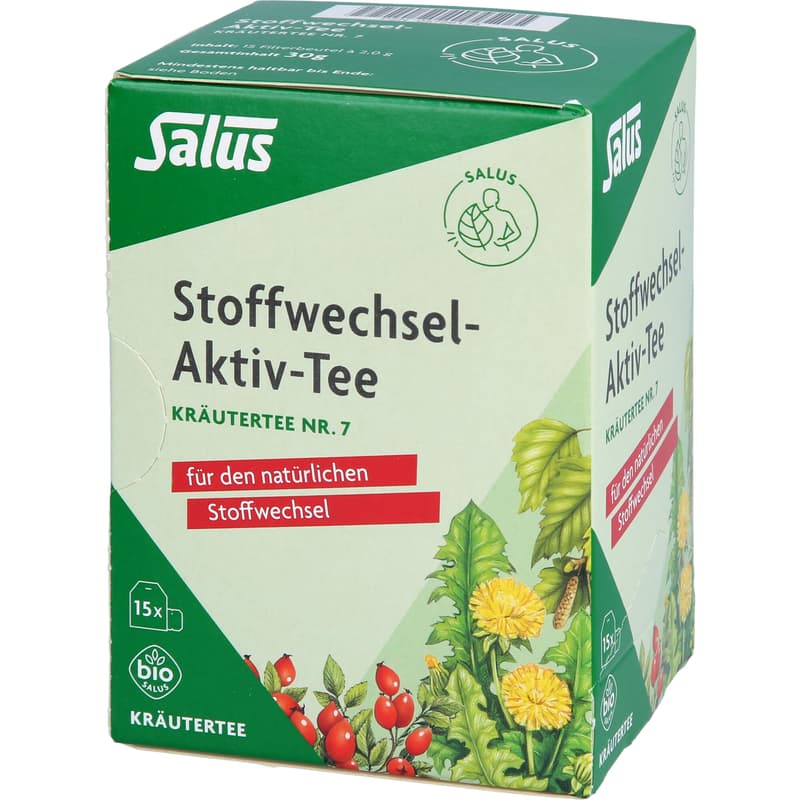 STOFFWECHSEL-AKTIV Tee Kräutertee Nr.7 Bio Salus