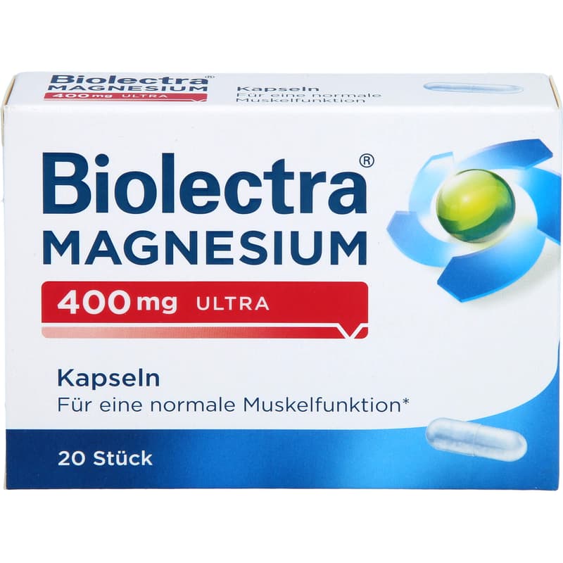 BIOLECTRA Magnesium 400 mg ultra capsules