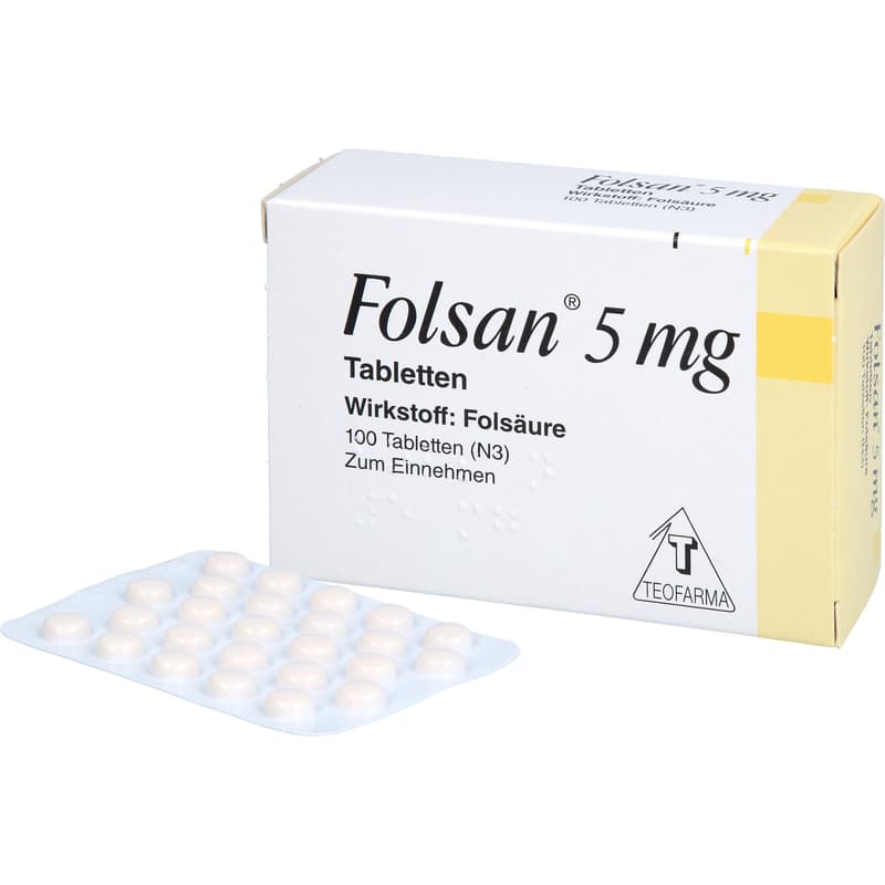FOLSAN 5 mg Tabletten