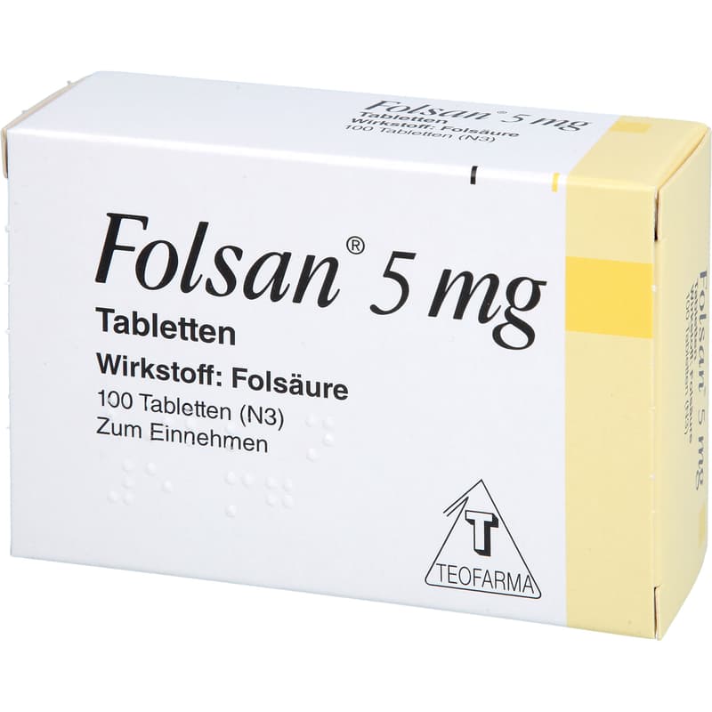 FOLSAN 5 mg Tabletten