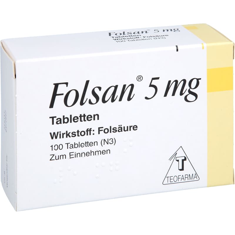FOLSAN 5 mg Tabletten