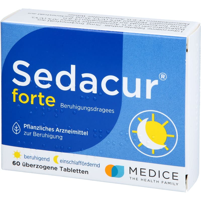 SEDACUR forte Beruhigungsdragees