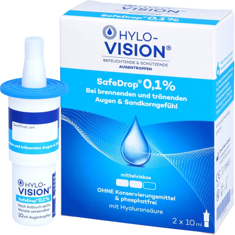 HYLO-VISION SafeDrop 0,1% Augentropfen