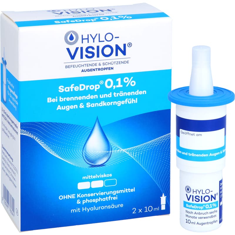 HYLO-VISION SafeDrop 0,1% Augentropfen