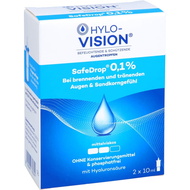 HYLO-VISION SafeDrop 0,1% Augentropfen