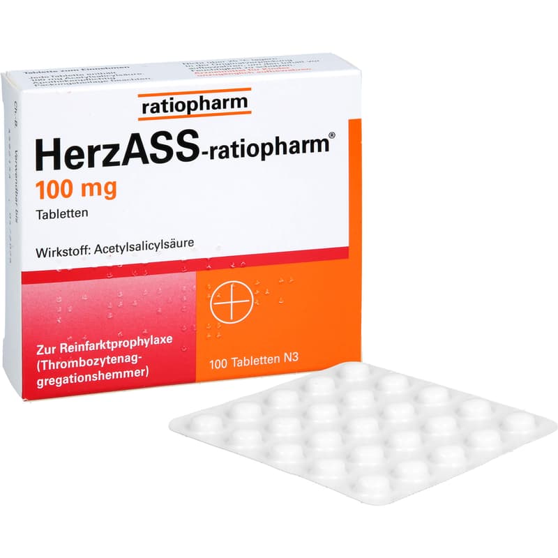 HERZASS-ratiopharm 100 mg Tabletten