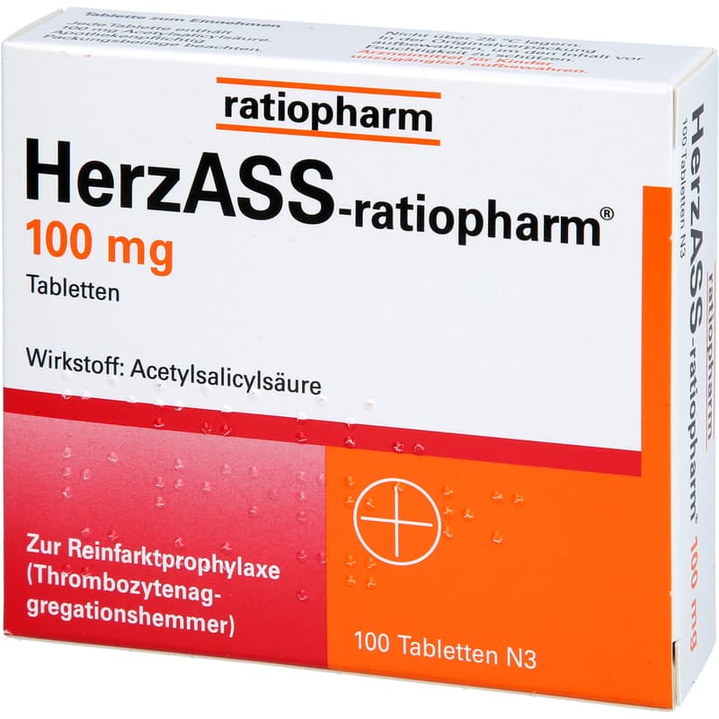 HERZASS-ratiopharm 100 mg Tabletten