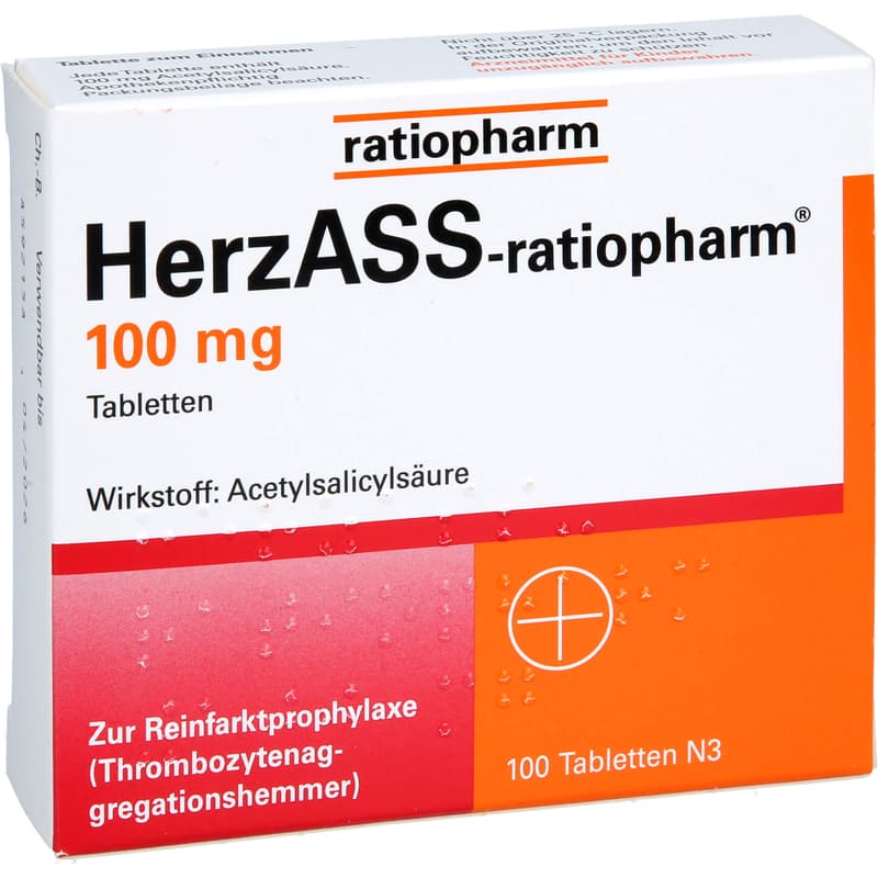 HERZASS-ratiopharm 100 mg Tabletten