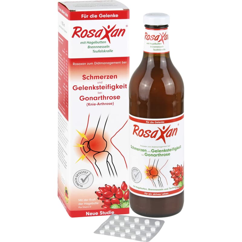 ROSAXAN flüssig+Vitamin D Tabletten 20 St