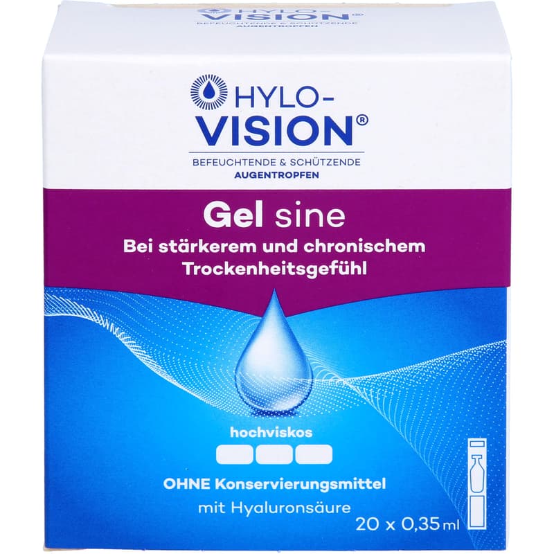 HYLO-VISION Gel sine Einzeldosispipetten