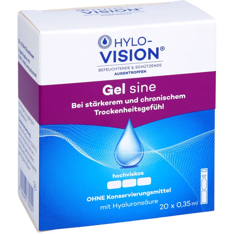 HYLO-VISION Gel sine Einzeldosispipetten