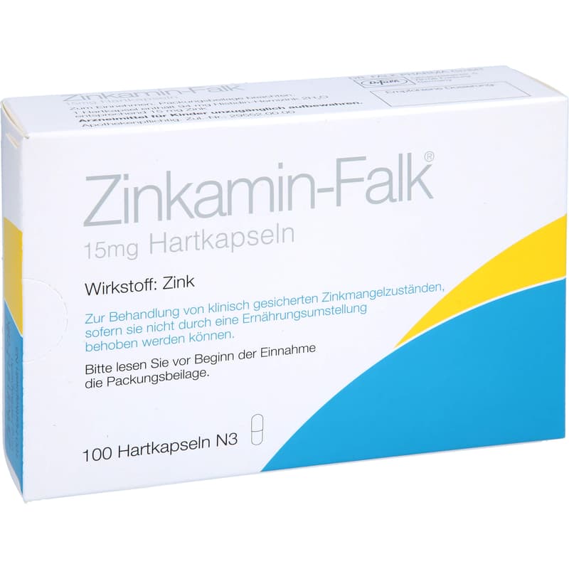 ZINKAMIN Falk 15 mg Hartkapseln