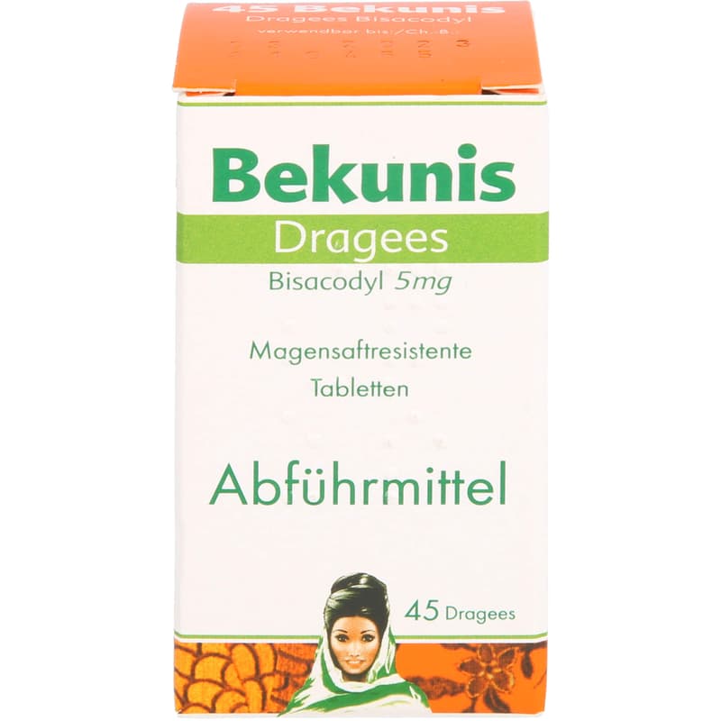 BEKUNIS Dragees Bisacodyl 5 mg magensaftres.Tabl.