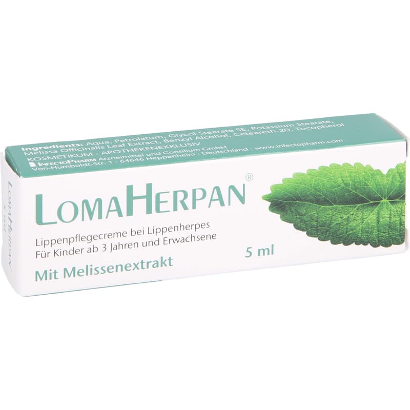 LOMAHERPAN Lippenpflegecreme mit Melissenextrakt