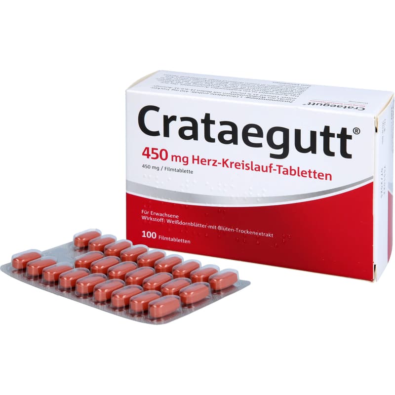 CRATAEGUTT 450 mg Cardiovascular Tablets