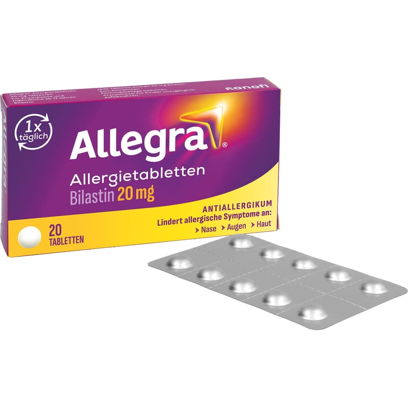 ALLEGRA Allergietabletten 20 mg Tabletten