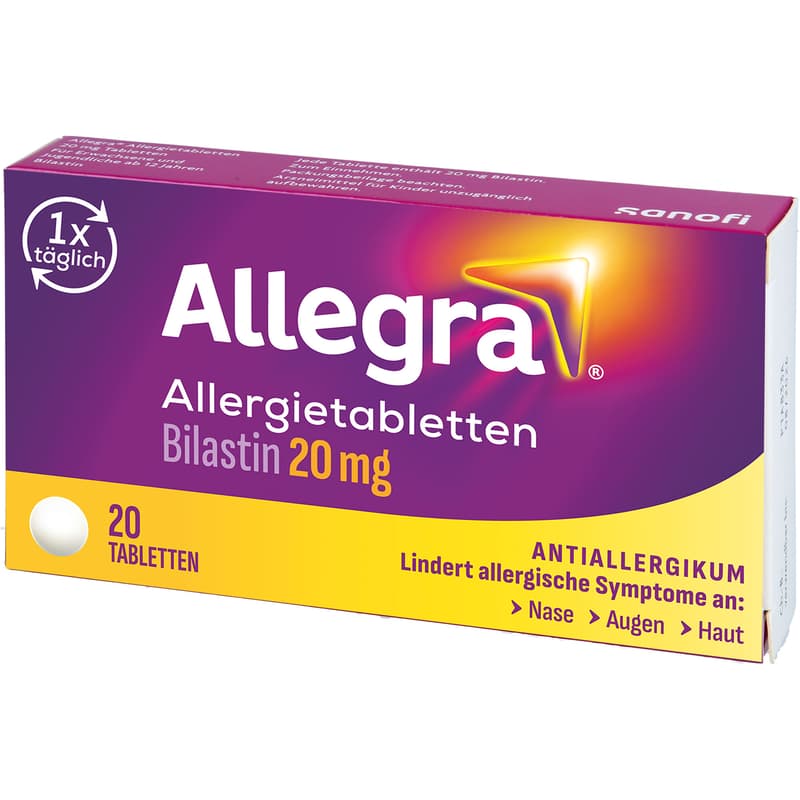 ALLEGRA Allergietabletten 20 mg Tabletten