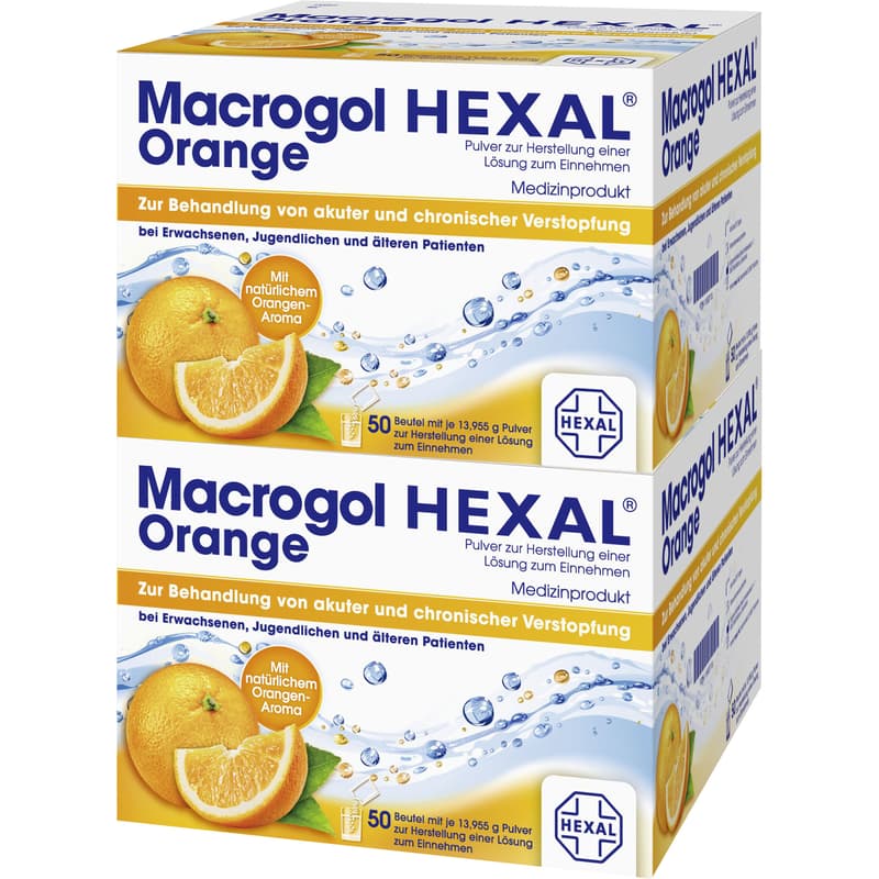 MACROGOL HEXAL Orange Plv.z.Her.e.Lsg.z.Einn.Btl.