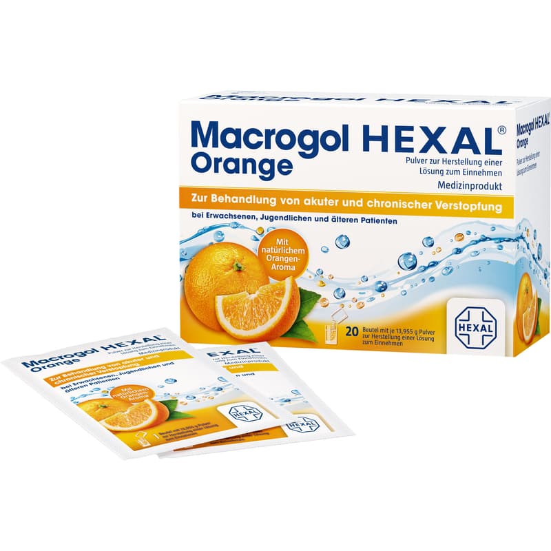 MACROGOL HEXAL Orange Plv.z.Her.e.Lsg.z.Einn.Btl.