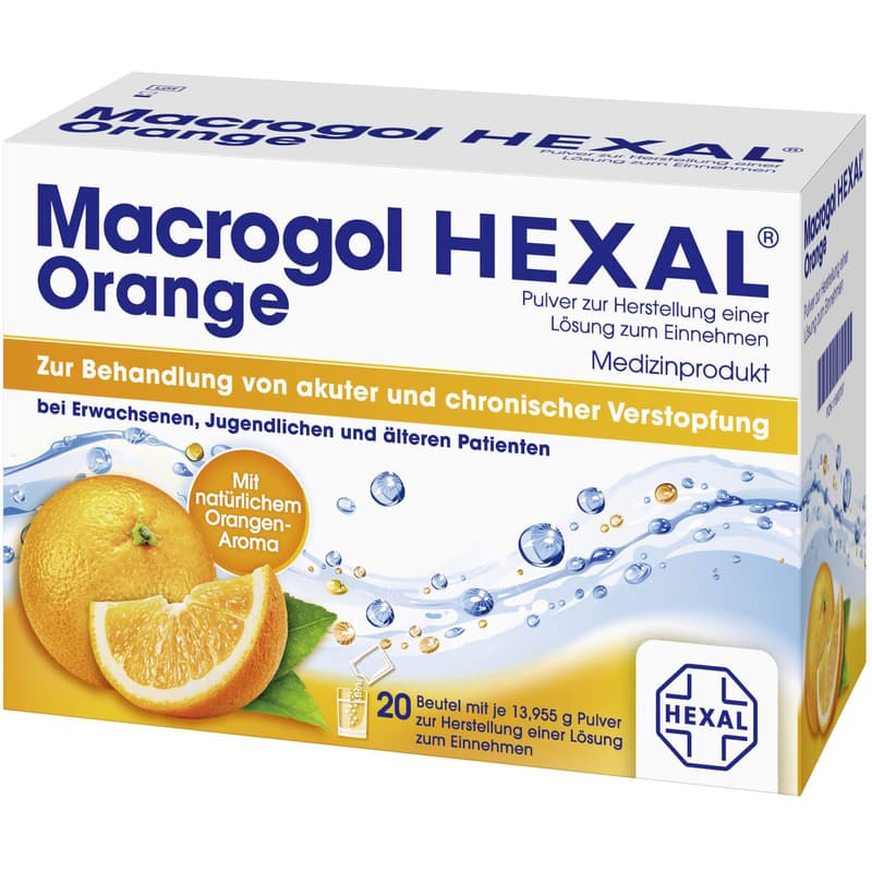 MACROGOL HEXAL Orange Plv.z.Her.e.Lsg.z.Einn.Btl.