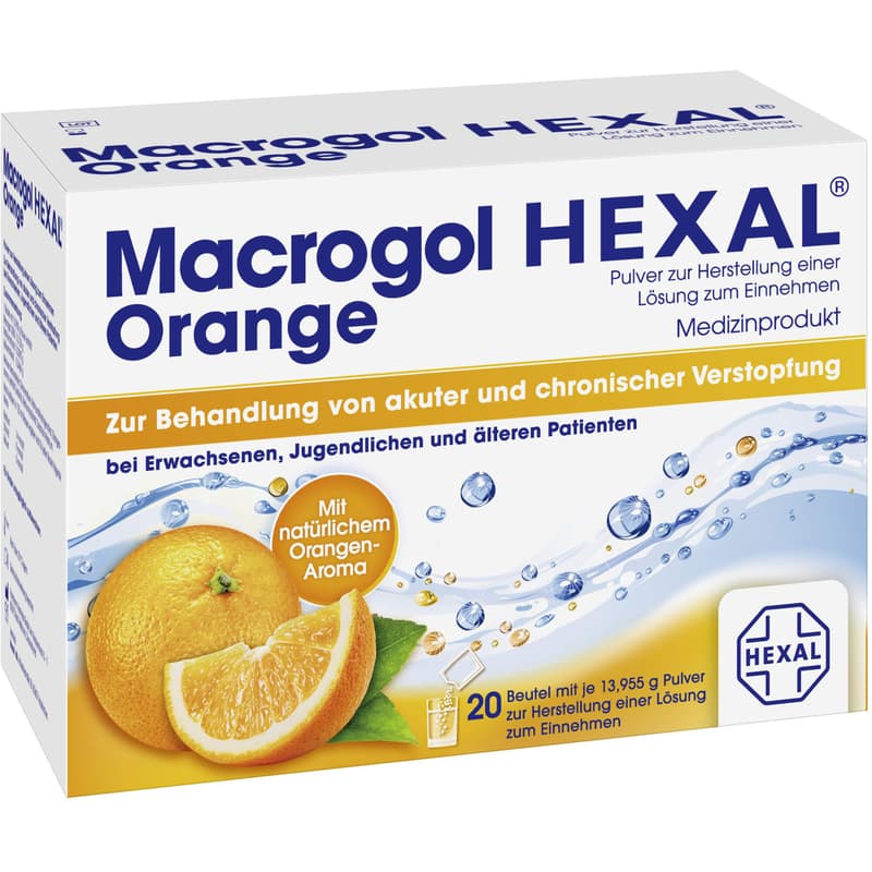 MACROGOL HEXAL Orange Plv.z.Her.e.Lsg.z.Einn.Btl.