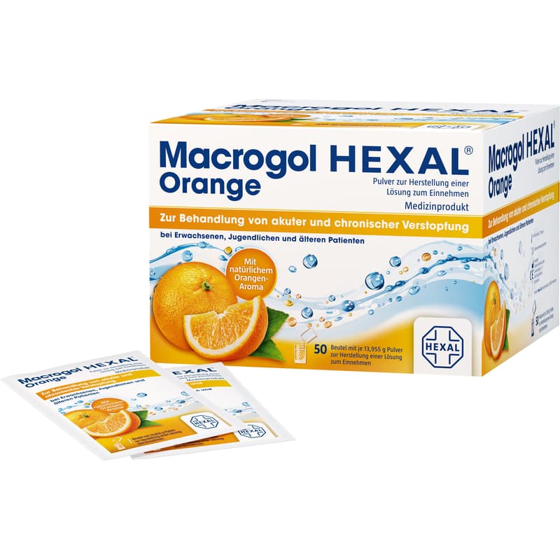 MACROGOL HEXAL Orange Plv.z.Her.e.Lsg.z.Einn.Btl.