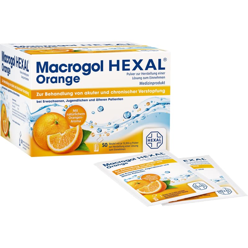 MACROGOL HEXAL Orange Plv.z.Her.e.Lsg.z.Einn.Btl.