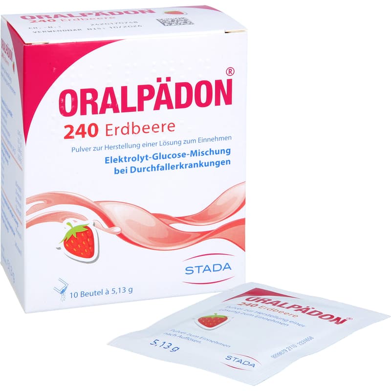 ORALPÄDON 240 Erdbeere Btl. Pulver