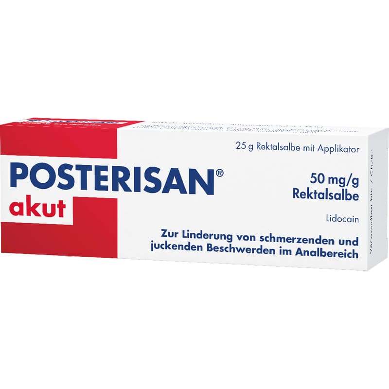 POSTERISAN akut 50 mg/g Rektalsalbe