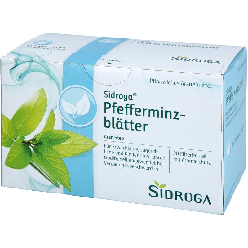 SIDROGA Pfefferminzblätter Tee Filterbeutel