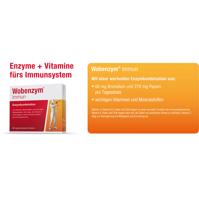 WOBENZYM immun magensaftresistente Tabletten