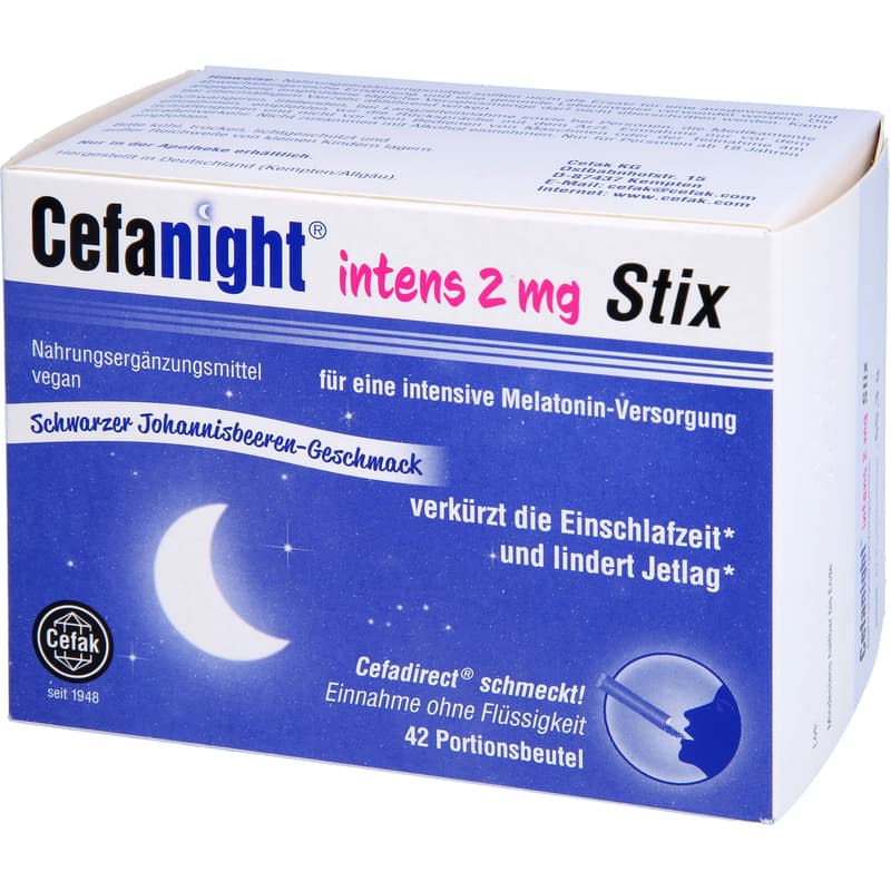 CEFANIGHT intens 2 mg Stix