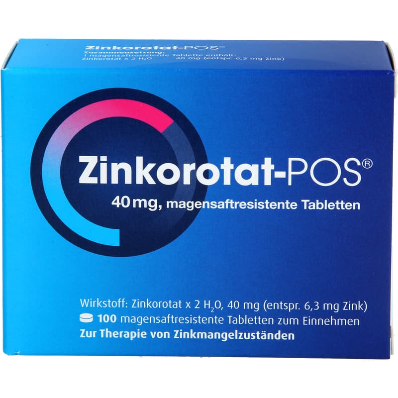 ZINKOROTAT POS magensaftresistente Tabletten