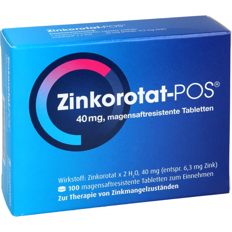 ZINKOROTAT POS magensaftresistente Tabletten