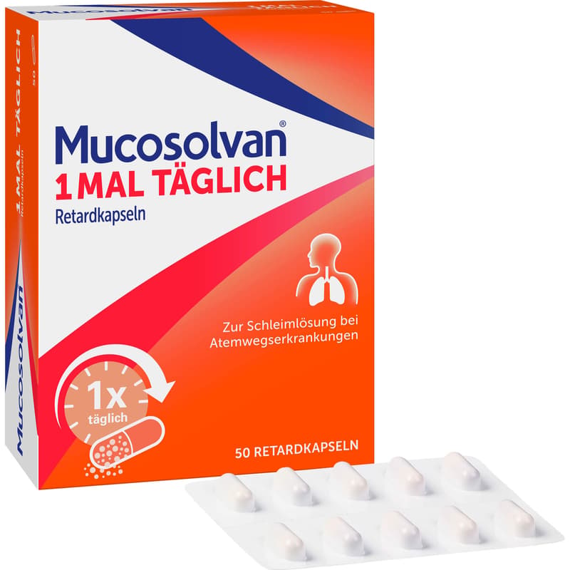 MUCOSOLVAN 1mal täglich Retardkapseln