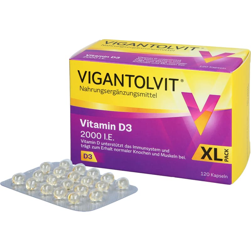 VIGANTOLVIT 2000 IU Vitamin D3 Soft Capsules