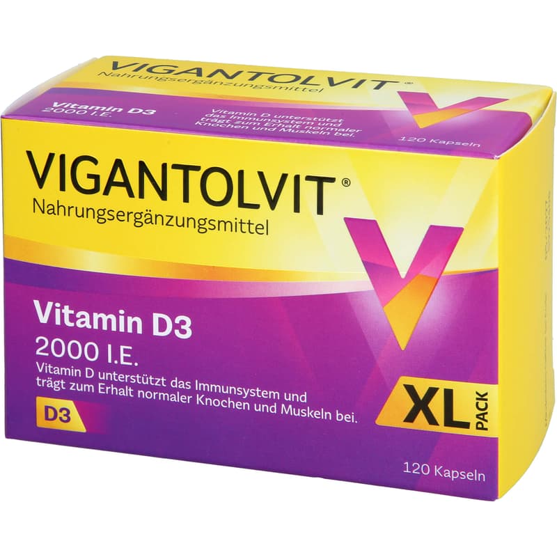 VIGANTOLVIT 2000 IU Vitamin D3 Soft Capsules