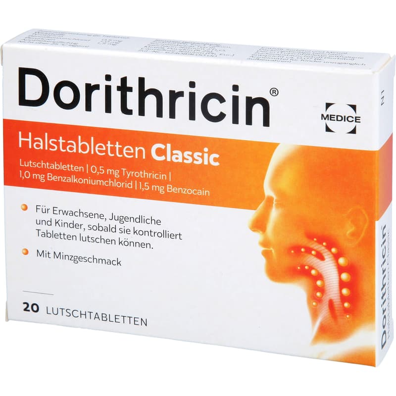 DORITHRICIN Halstabletten Classic