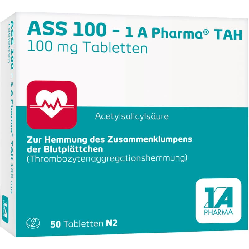 ASS 100-1A Pharma TAH Tabletten