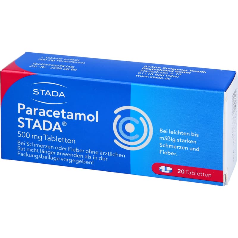PARACETAMOL STADA 500 mg Tabletten