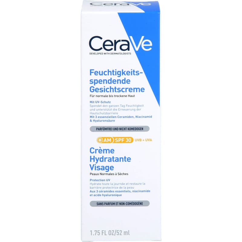 CERAVE moisturizing face cream SPF 30