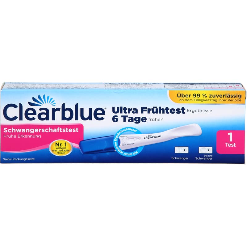 CLEARBLUE Schwangerschaftstest frühe Erkennung