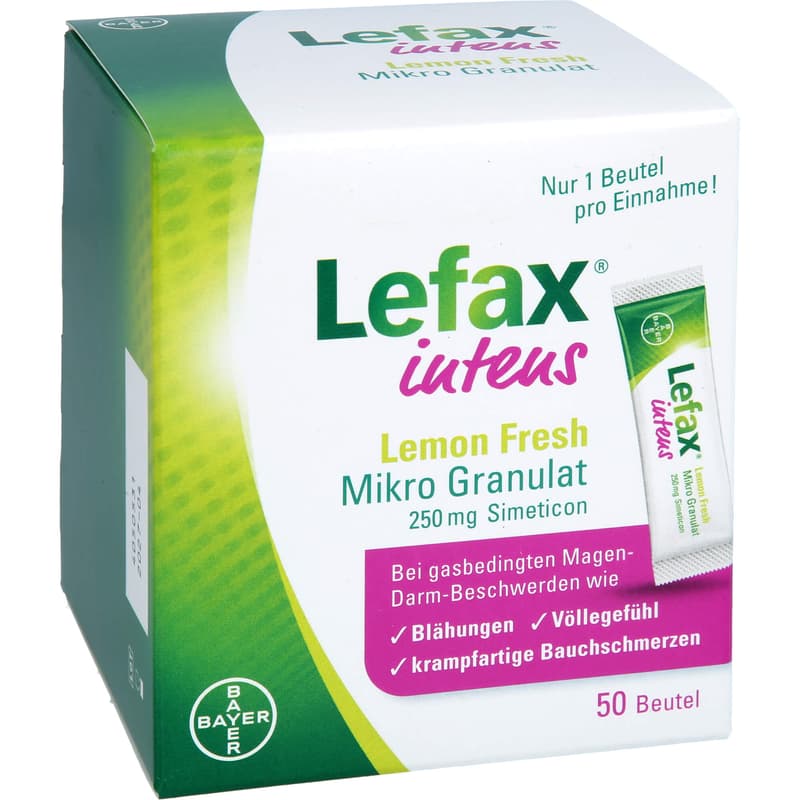 LEFAX intens Lemon Fresh Mikro Granul.250 mg Sim.