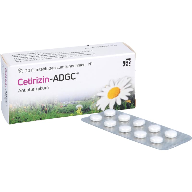 CETIRIZINE ADGC film-coated tablets