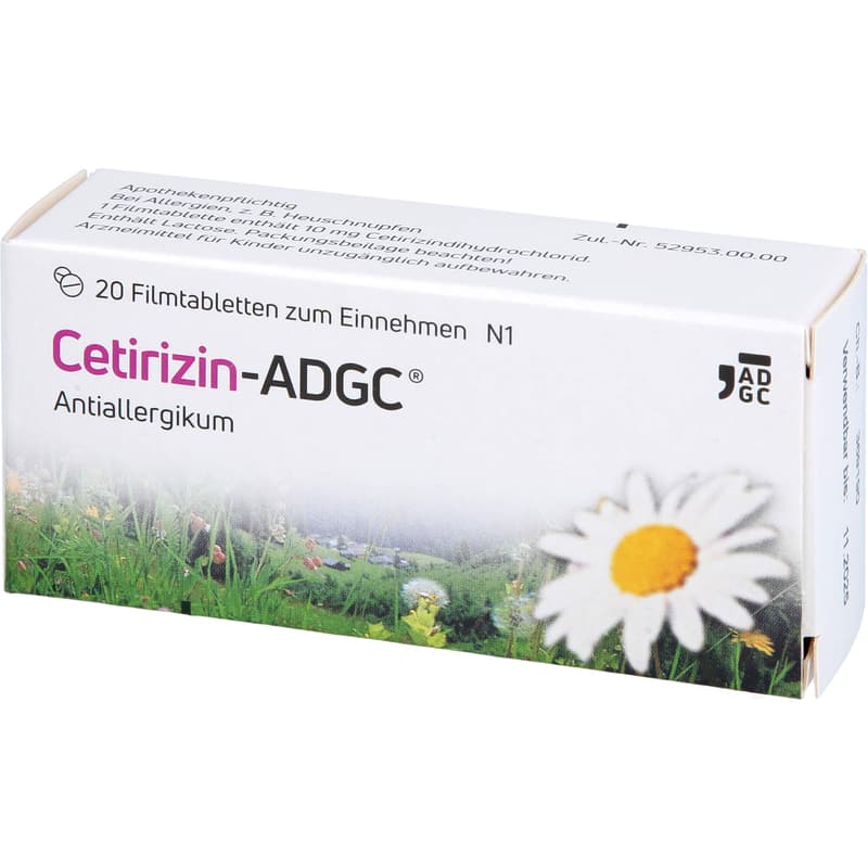 CETIRIZINE ADGC film-coated tablets
