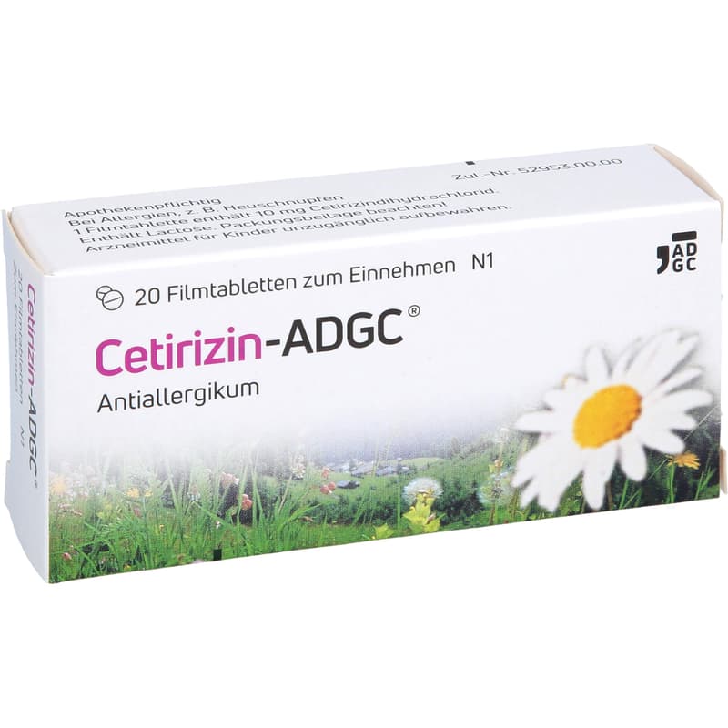 CETIRIZINE ADGC film-coated tablets