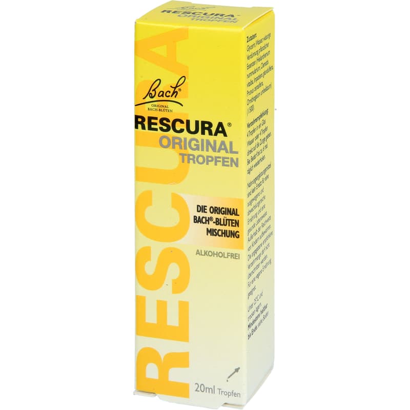BACHBLÜTEN Original Rescura Tropfen alkoholfrei